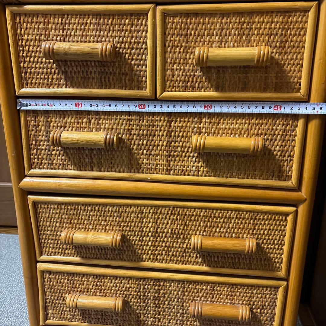 ラタン　チェスト