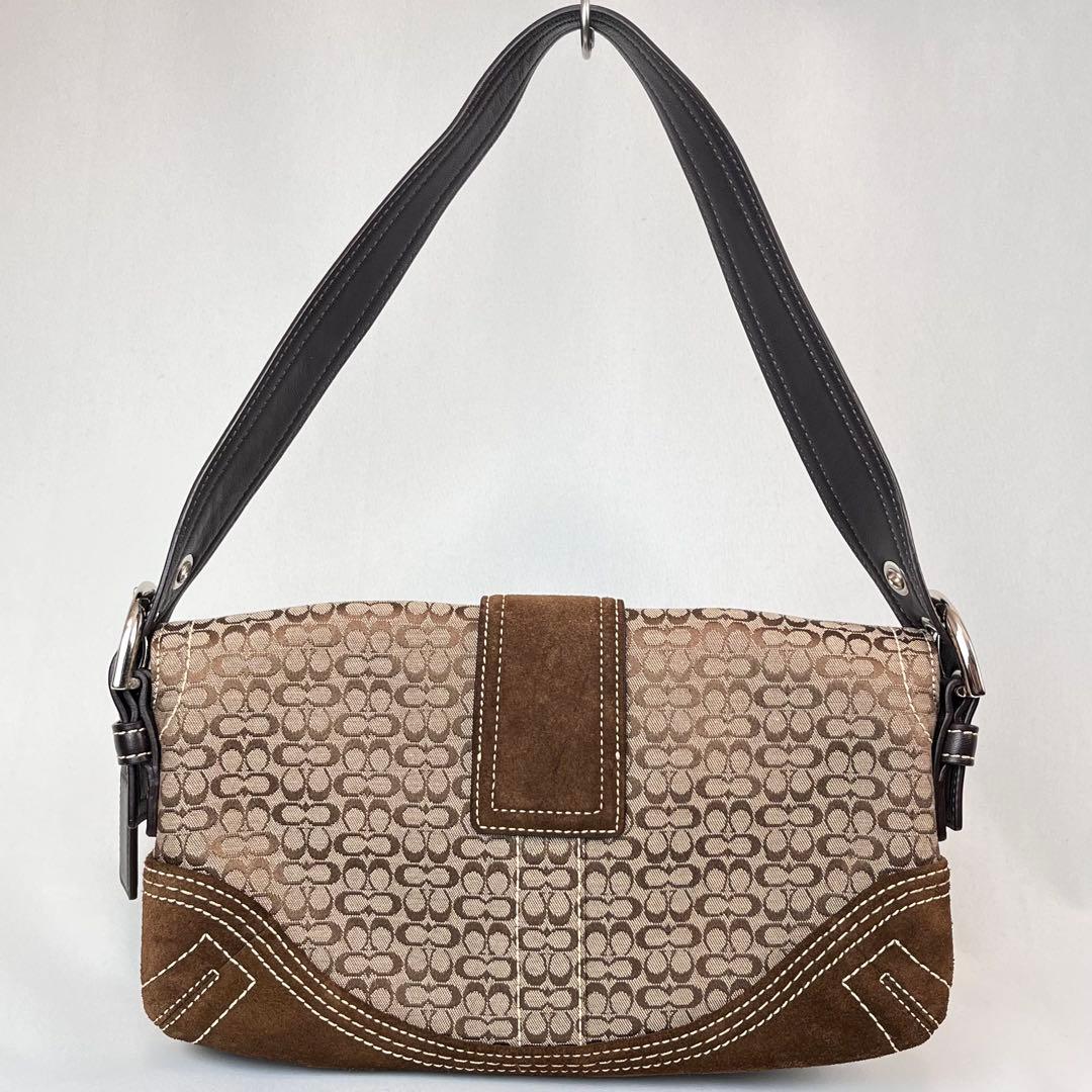 COACH ハンドバック ソーホー シグネチャー ブラウン