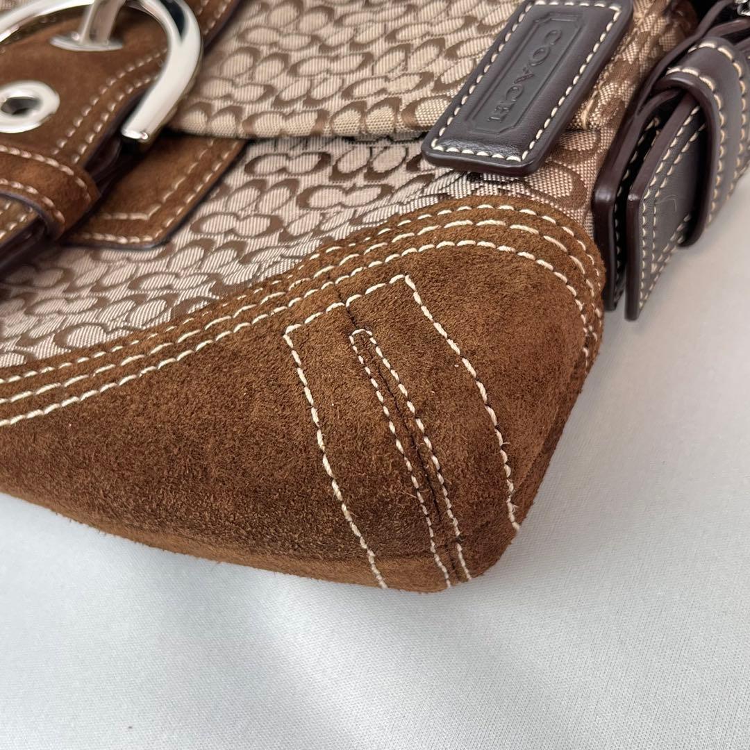 COACH ハンドバック ソーホー シグネチャー ブラウン