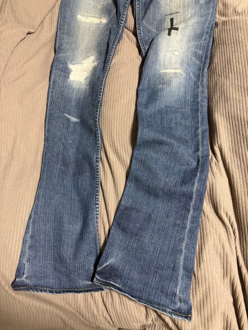 LGB s-wolf ダメージデニムパンツ サイズ30 デニム パンツ フレア