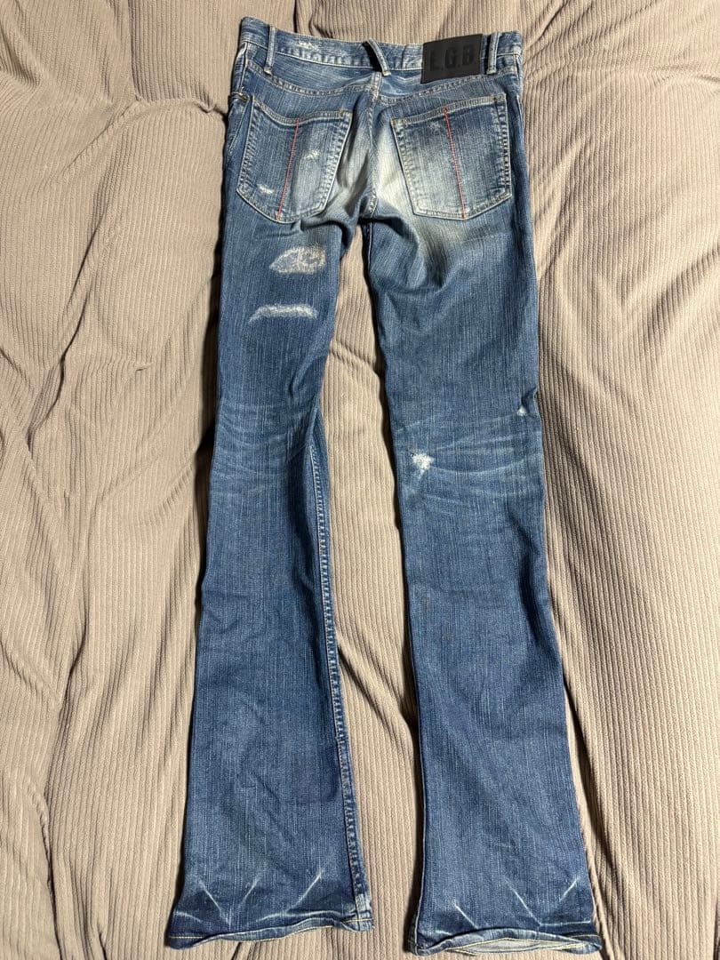 LGB s-wolf ダメージデニムパンツ サイズ30 デニム パンツ フレア