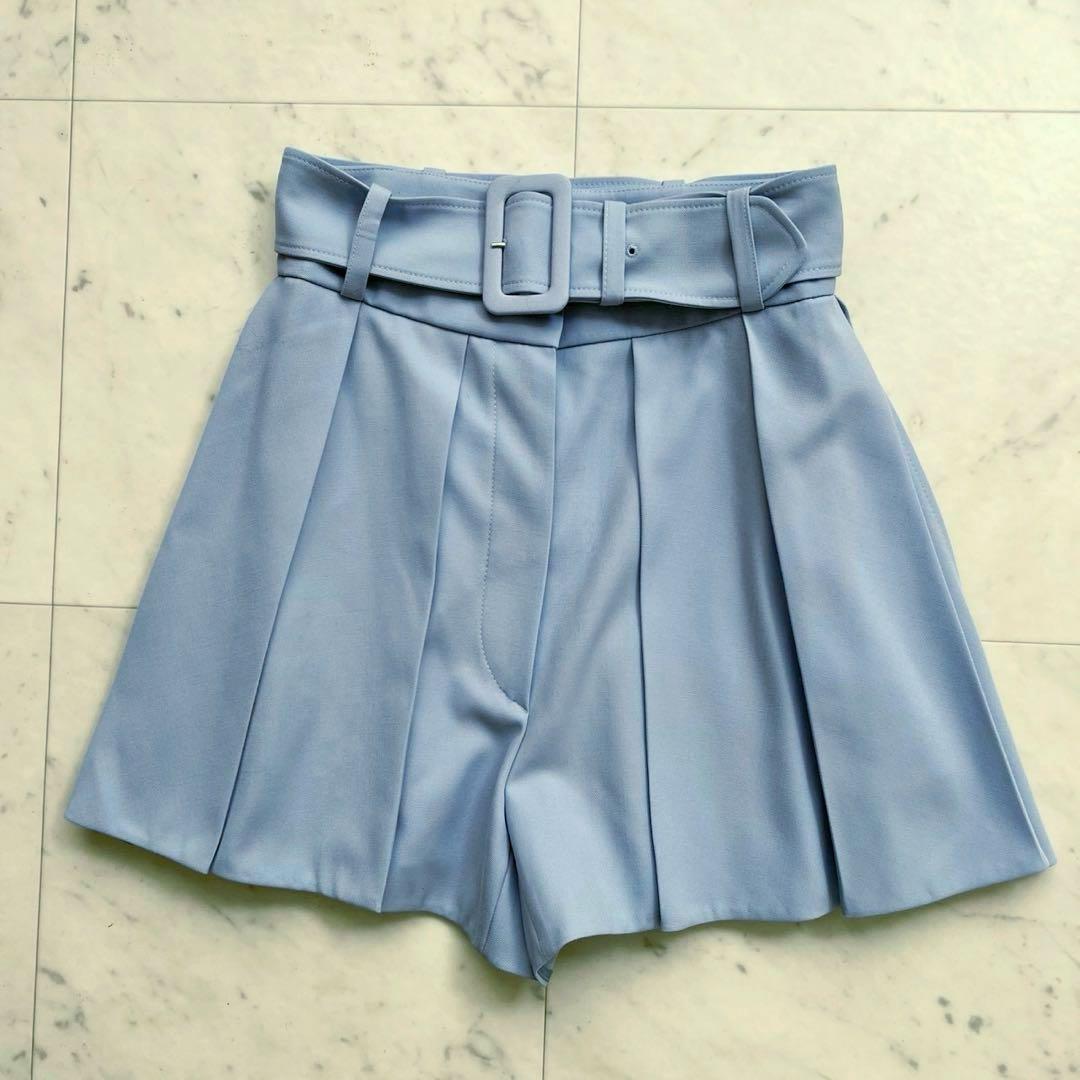 PATOU プリーツキュロット ロゴ刺繍 34