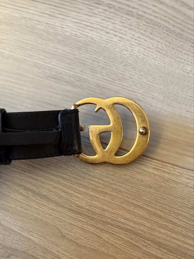 GUCCI ベルト　ダブルGバックル