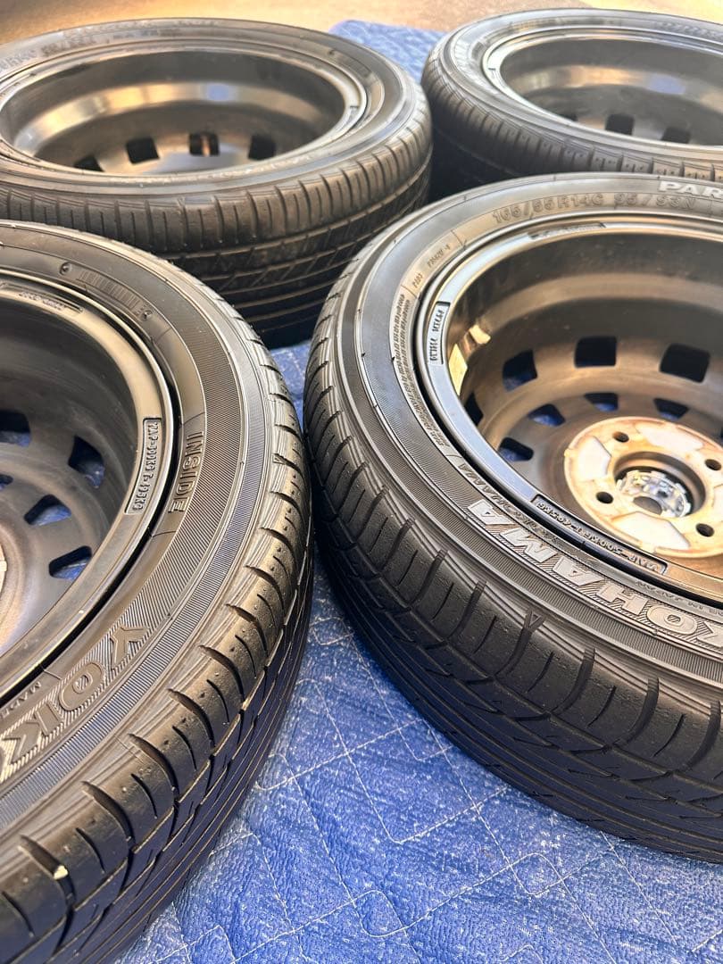 ロクサーニ　バトルシップ　ネオ　ホイール　14 インチ　165 55パラダ