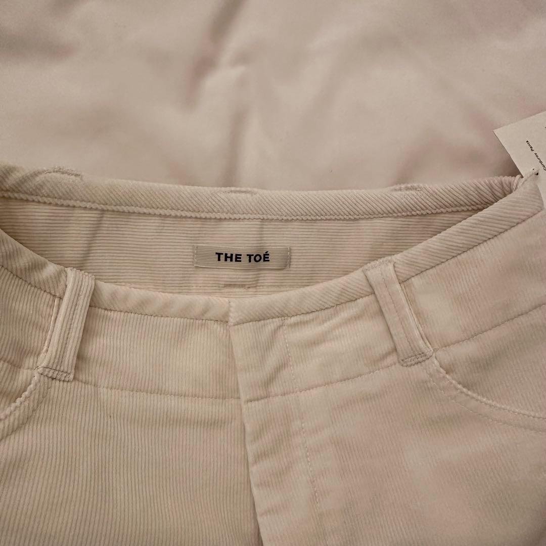THETOE 2025AW コーデュロイショートパンツ ホワイト S 売り切れ品