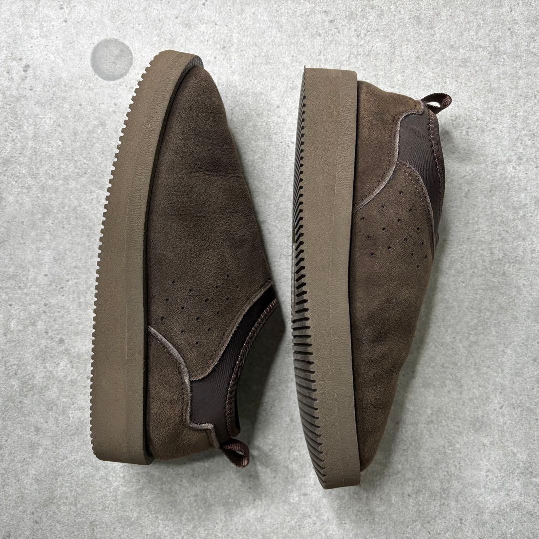 未使用級 SUICOKE スイコック ムートンサボ　24 モスグリーン