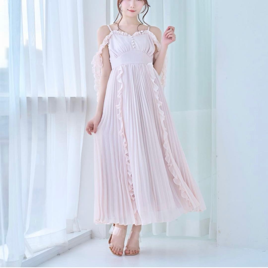 新品タグ付きRosé Musefrillpleats airy cami o/p