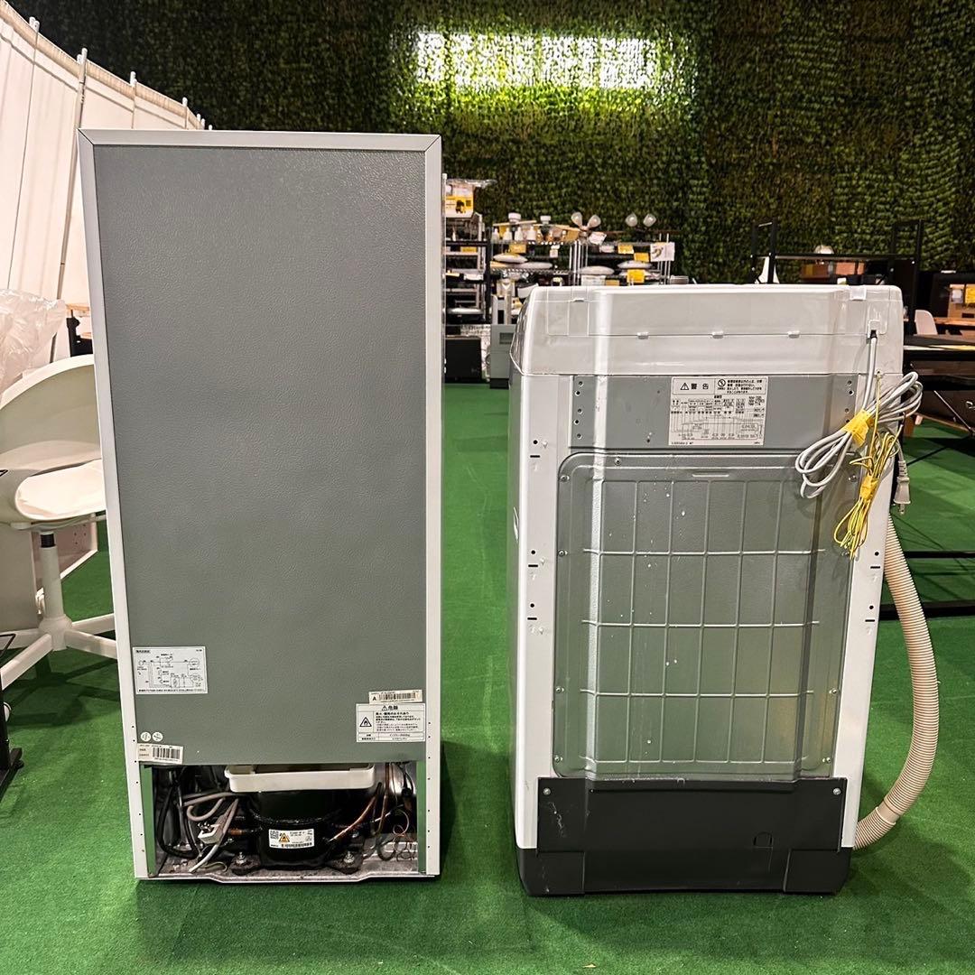 生活家電 2点セット 冷蔵庫 130L 洗濯機 7kg Z030