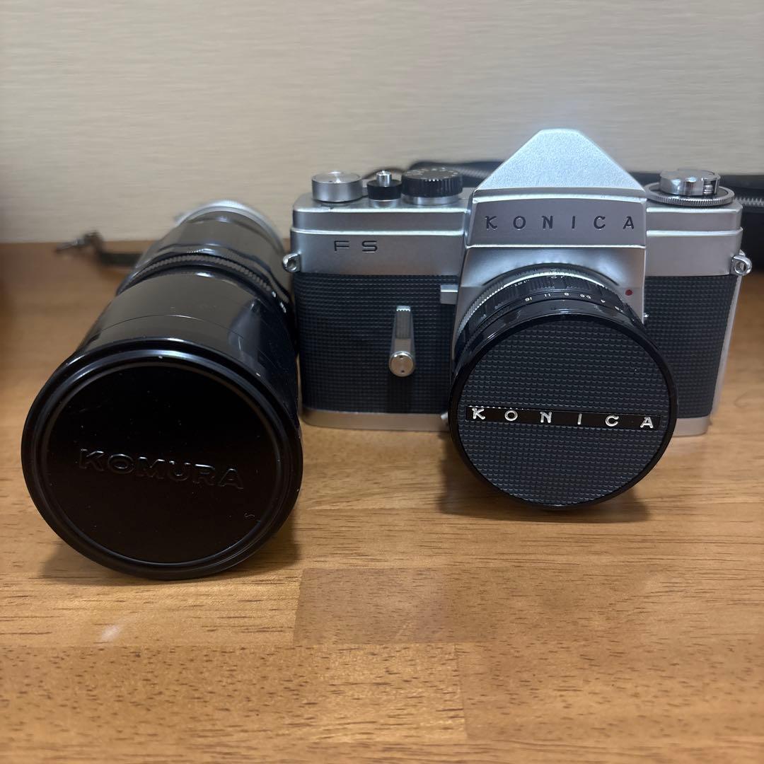 KONICA FS 一眼レフカメラ KOMURA f/5 300mm