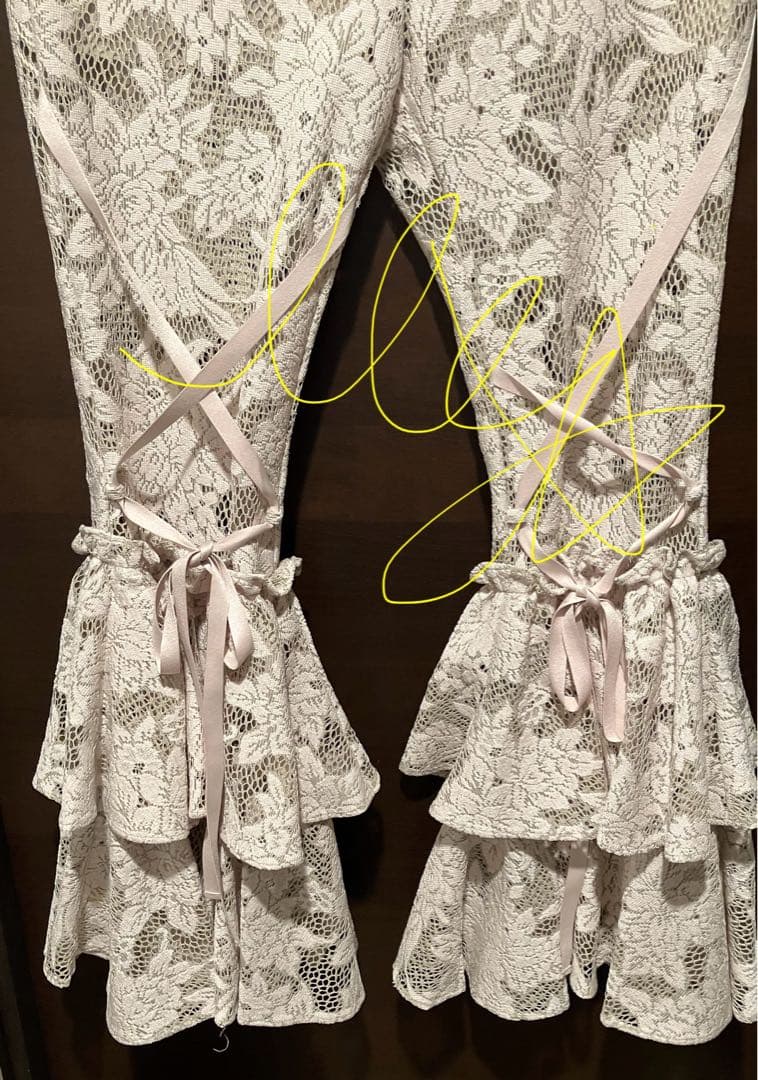 rurumu:ルルムウlace-up frill PT 縷縷夢兎るるむうパンツ