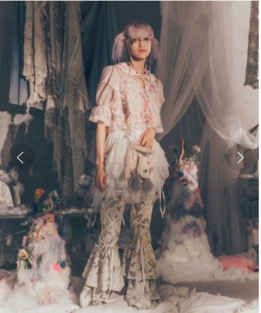 rurumu:ルルムウlace-up frill PT 縷縷夢兎るるむうパンツ