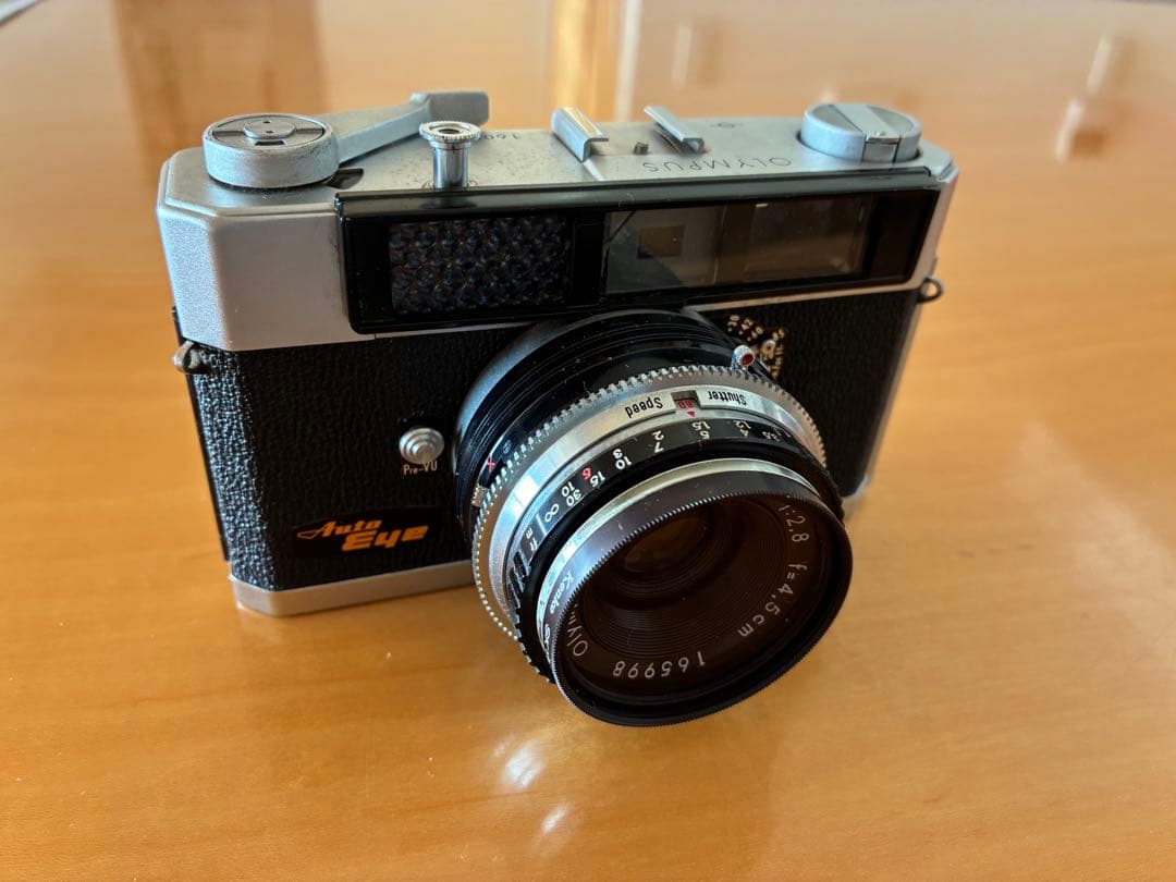 レトロ　OLYMPUS フィルムカメラ　オートアイ