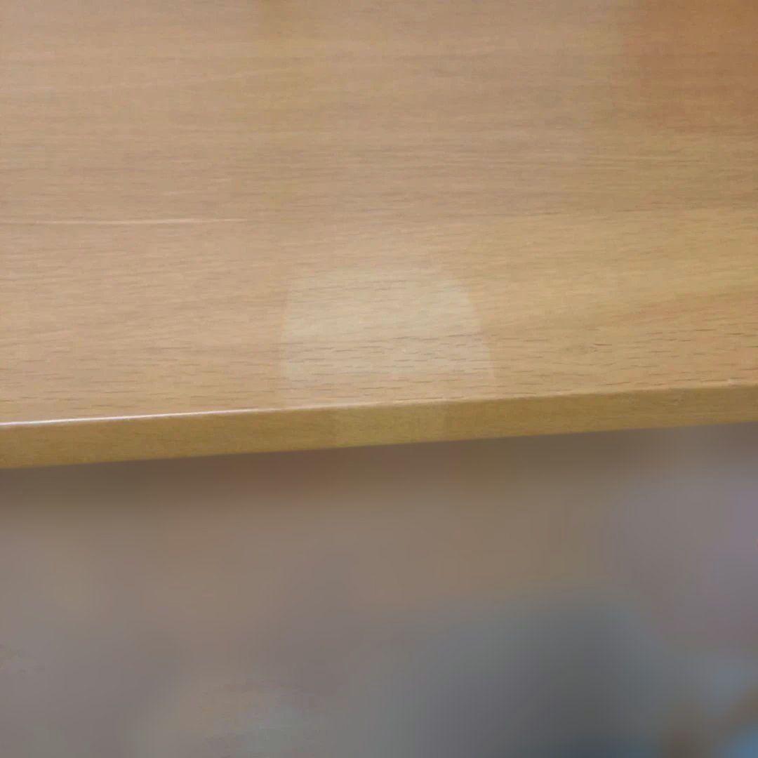 学習机　木製デスク　引き出し付き　照明付き　送料込み　ナチュラルブラウン