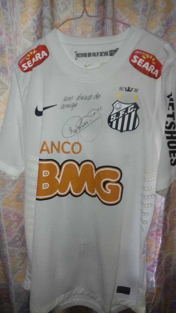 本日限定特別価格ネイマール直筆サインブラジル代表