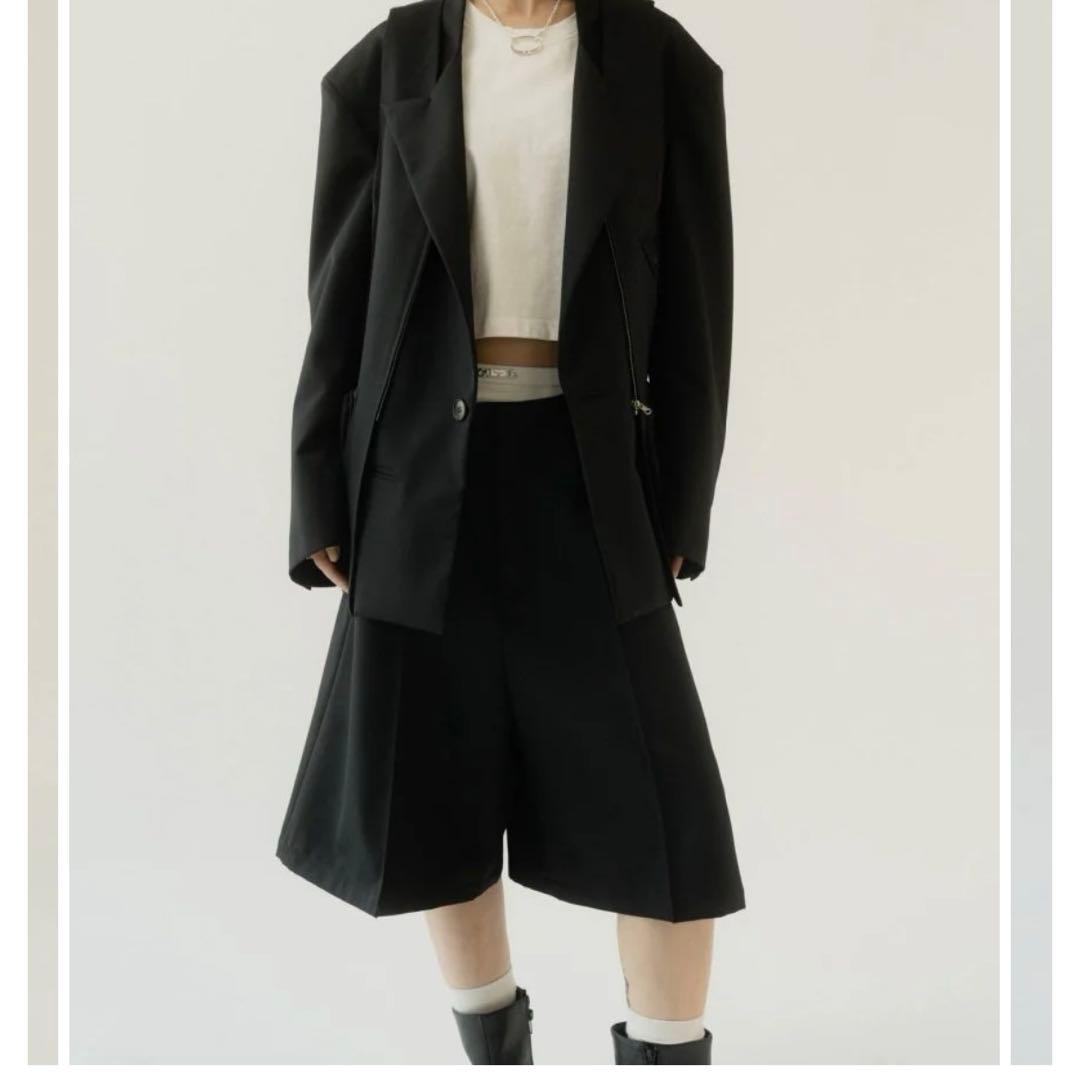 Knuth Marf レイヤードハーフパンツ S