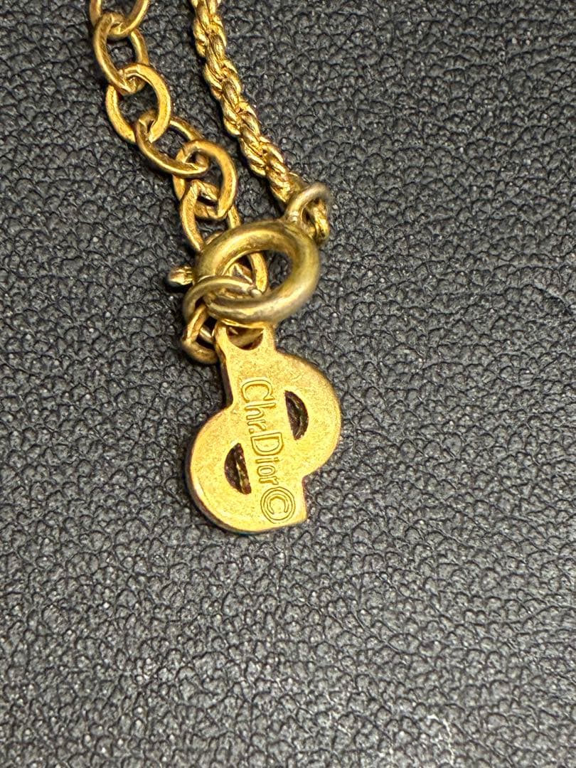 Dior ディオール ラインストーンネックレス