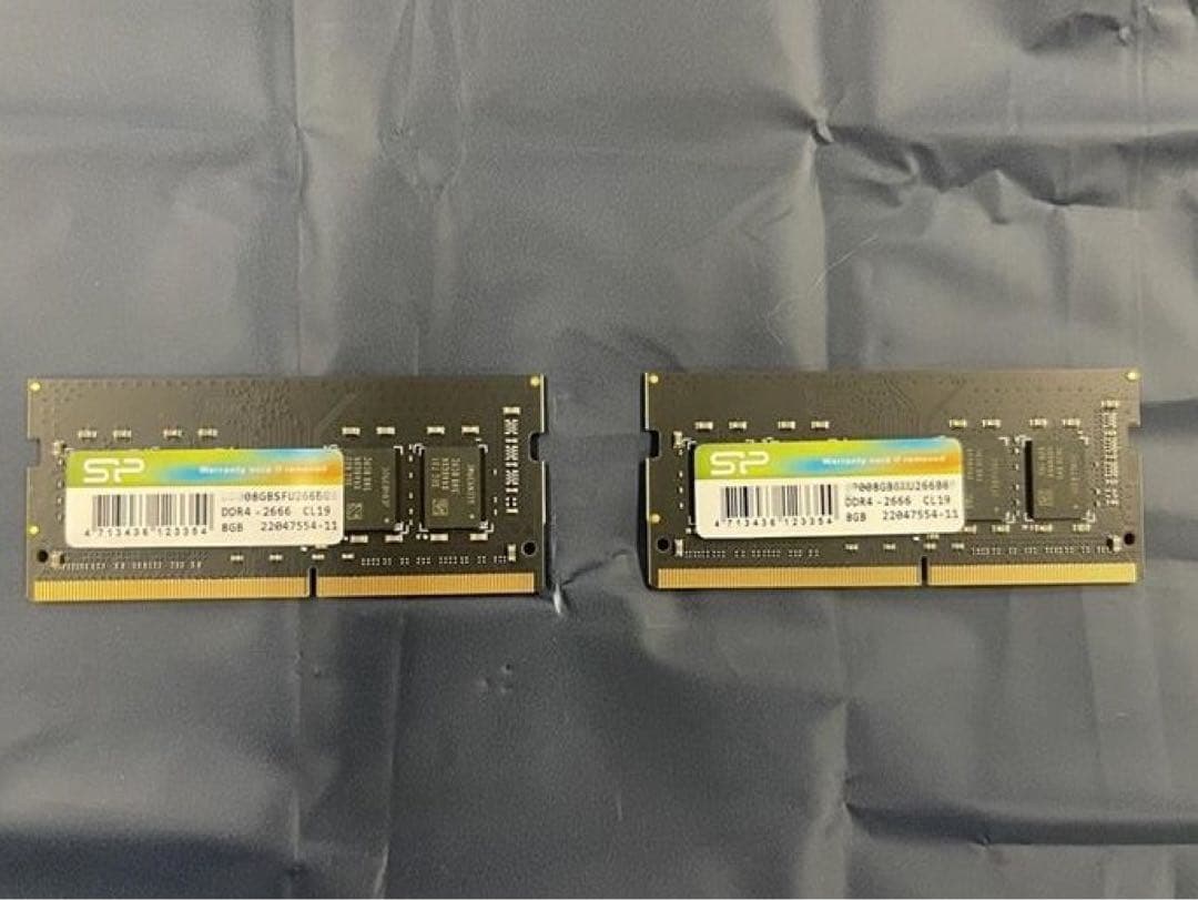 SP DDR4-2666 16GB (8GB メモリモジュール 2枚)ノート用
