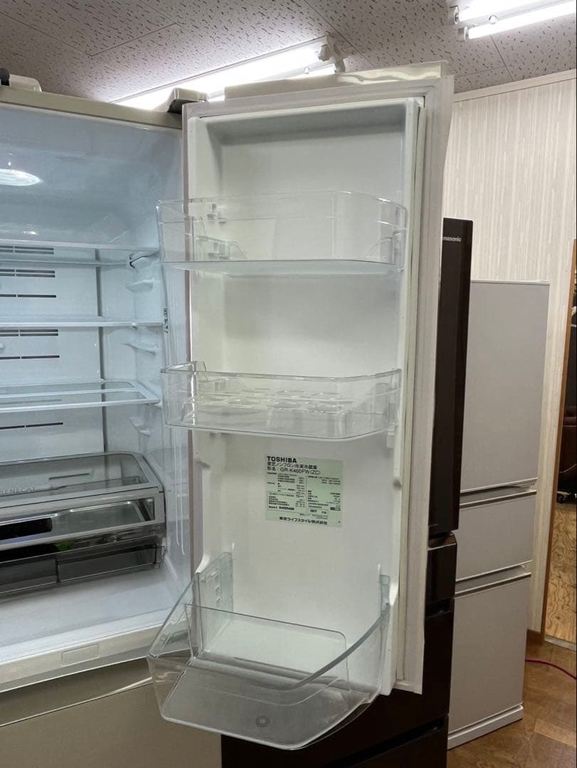 冷蔵庫 TOSHIBA 6ドア 462L 2017年 GR-K460FW(ZC)