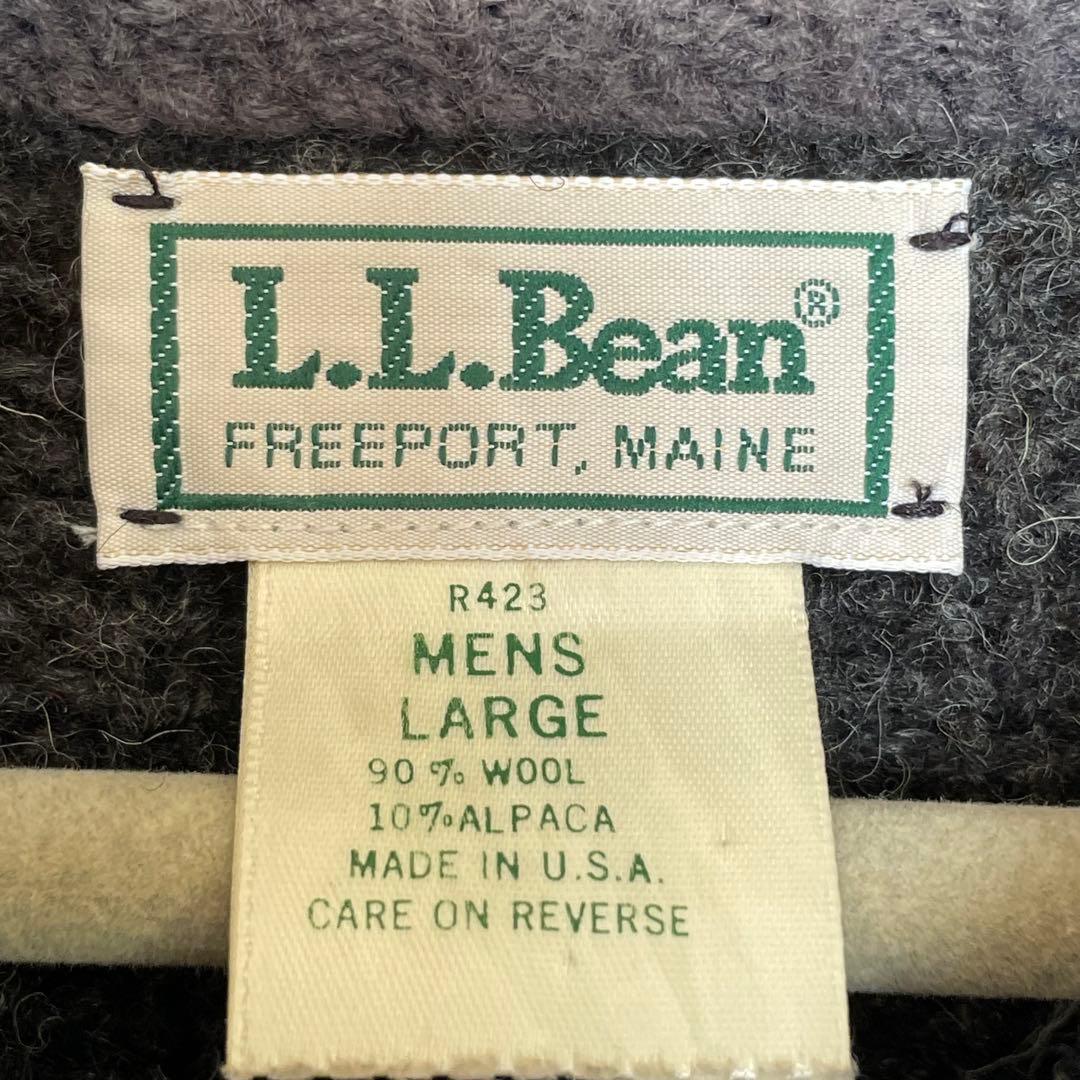 USA製 L.L.Bean アルパカ混 ドライバーズニット