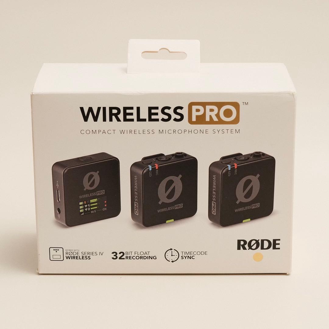 【大特価‼️美品‼️】RODE WIRELESS PRO ワイヤレスマイク