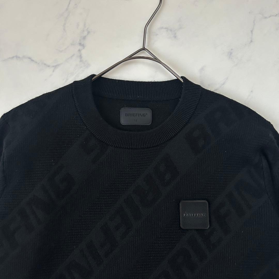 ブリーフィング レディース 2022年モデル セーター 総柄 ロゴ