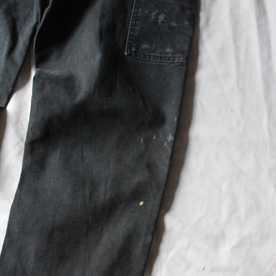 超雰囲気 Carhartt ダブルニー ペインターパンツ BLK 墨黒 ダック地