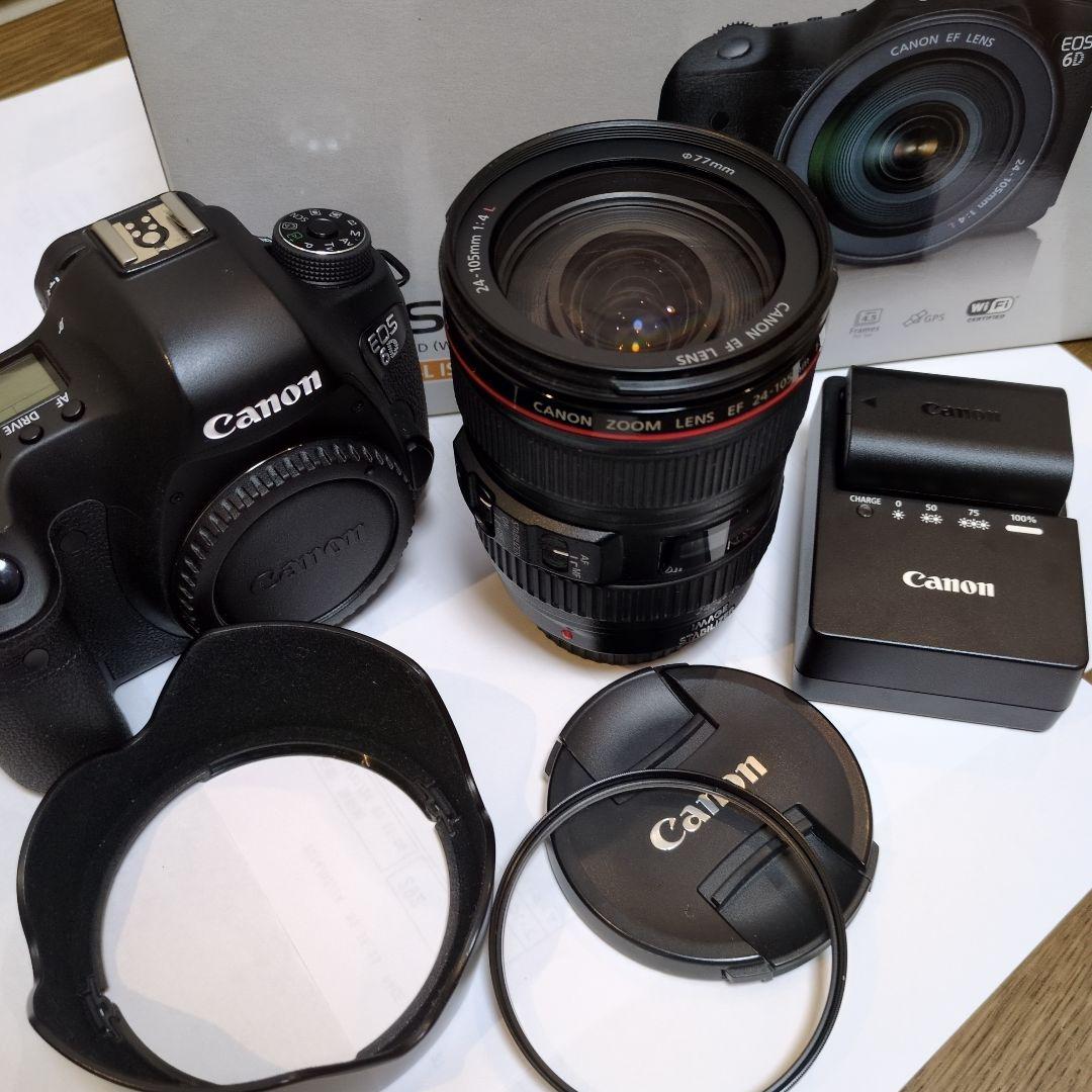Canon EOS 6D デジタル一眼レフカメラ 24-105mmレンズ付き