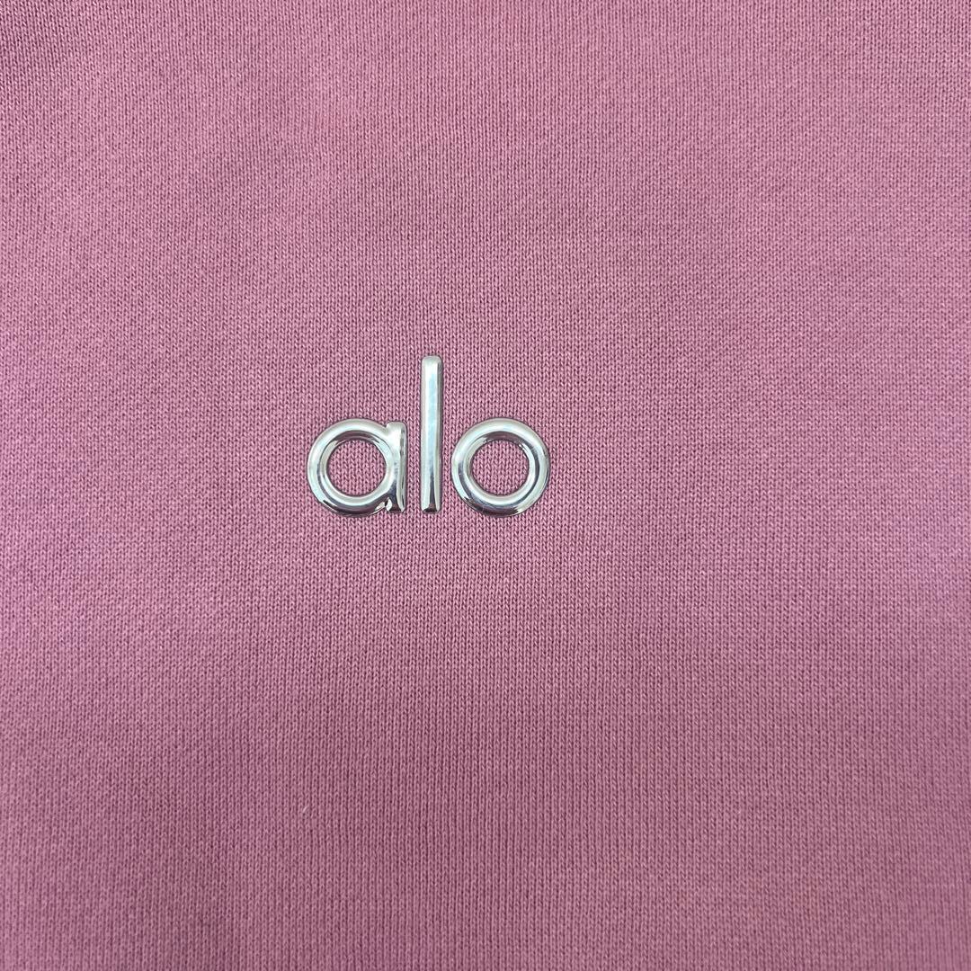 りんALO Cropped Accolade Crewneck ピンク S