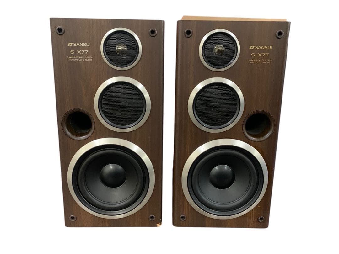 サンスイのスピーカー SーX77 ペア