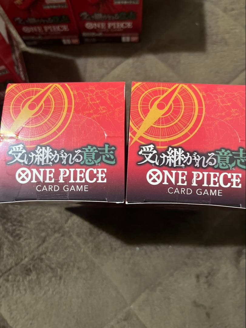 即購入⭕️ワンピースカード受け継がれる意志10BOX 新品未開封テープ付き