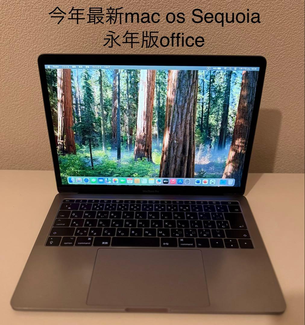 美品 Macbook Pro 2017 13インチ 今年の最新mac os