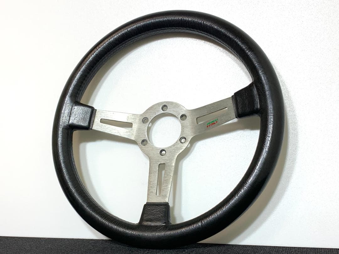 EVA エバ S104 ステアリング 35パイ ITALY 希少 当時物