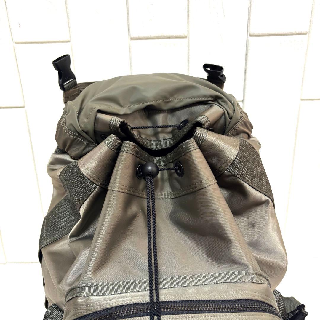 希少 美品 LUGGAGE LABEL ZONE ゾーン バックパック オリーブ