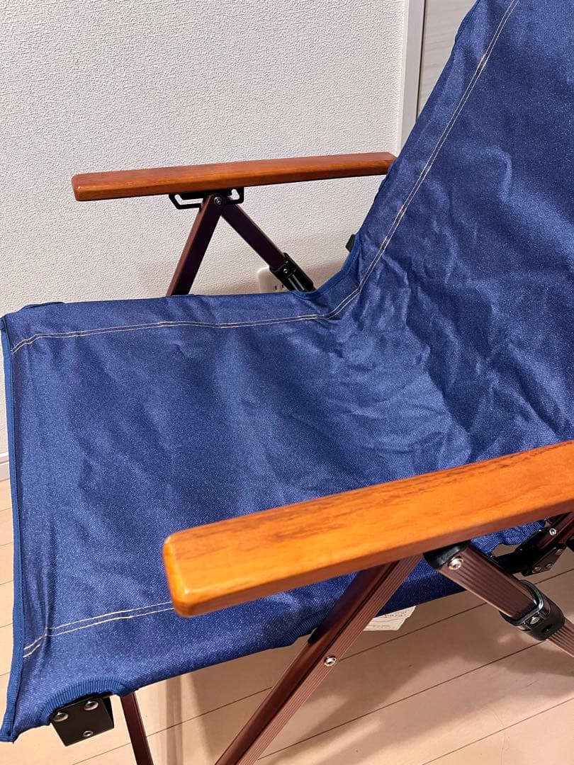 コールマン レイチェア デニム 希少カラー ハイバック 3段階