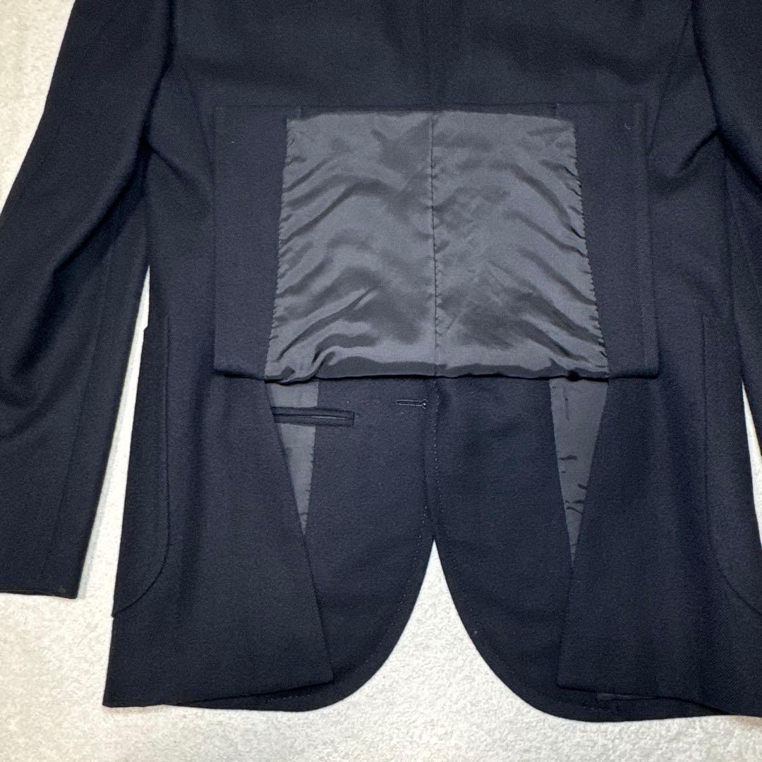 93 極美品　日本製　アタイア　テーラードジャケット　ネイビー　S 44