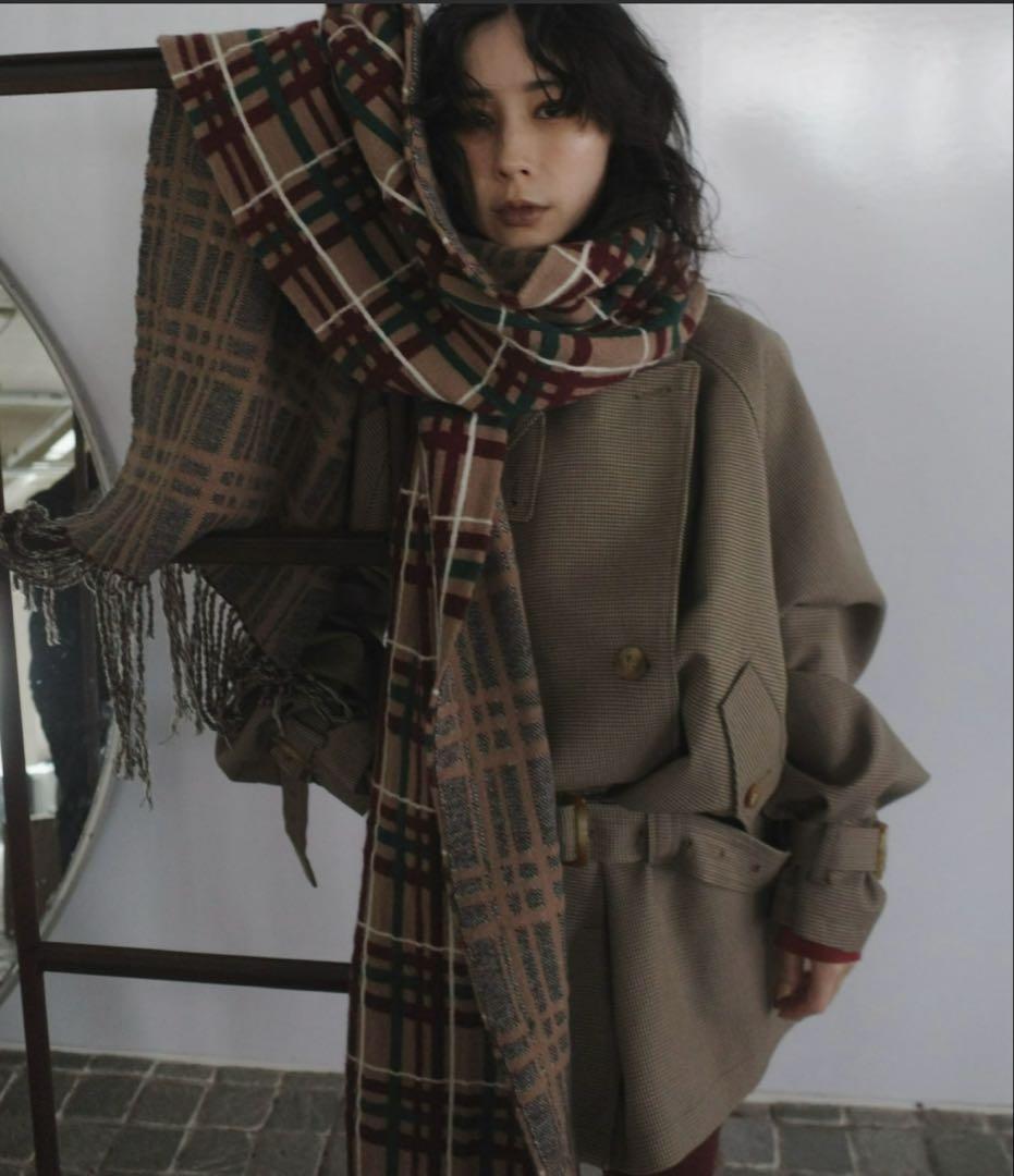 【S・ほぼ未使用】AMERI DADDY MIDI TRENCH COAT