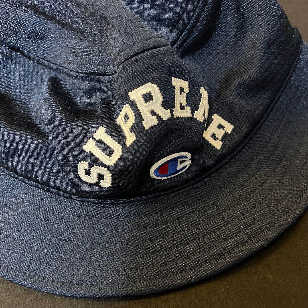 帽子 Supreme x Champion Mesh Crusher navy