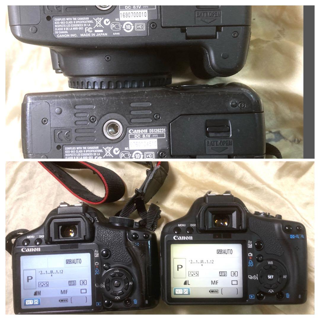 Canon EOS Kiss X3 デジタル一眼レフカメラ ボディ 2台セット