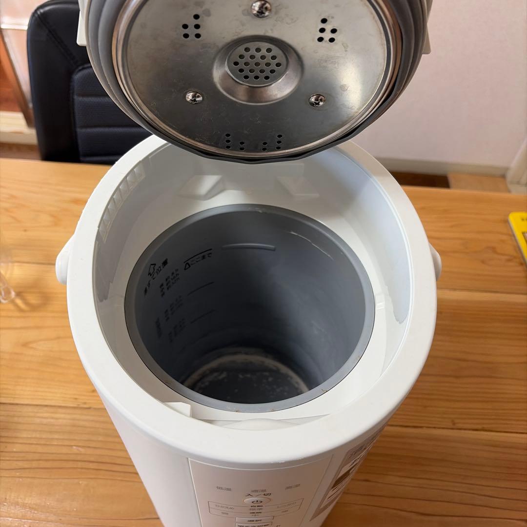 林*文様 象印 加湿器 スチーム式 4.0L ホワイト EE-DC50-WA 2