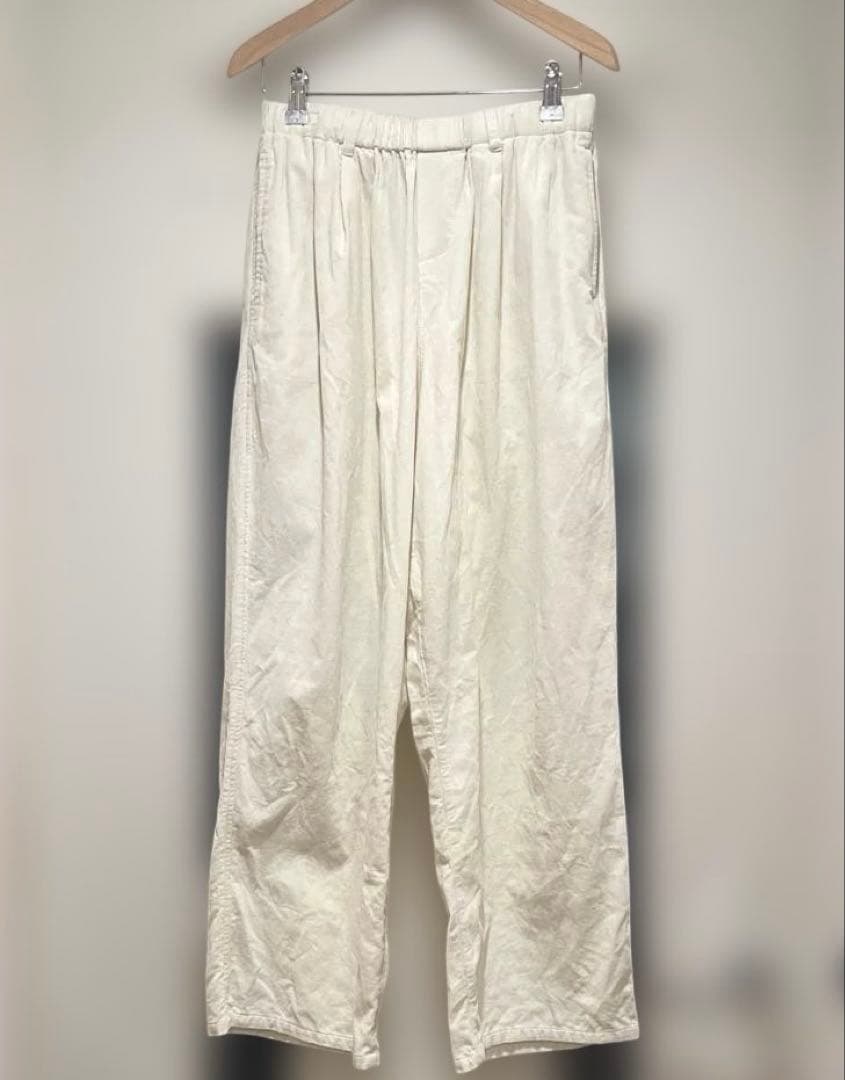 パンツ papier work pants white