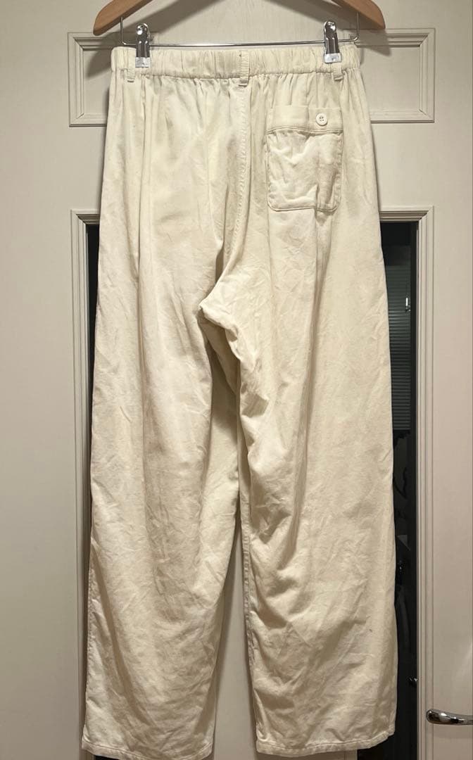 パンツ papier work pants white