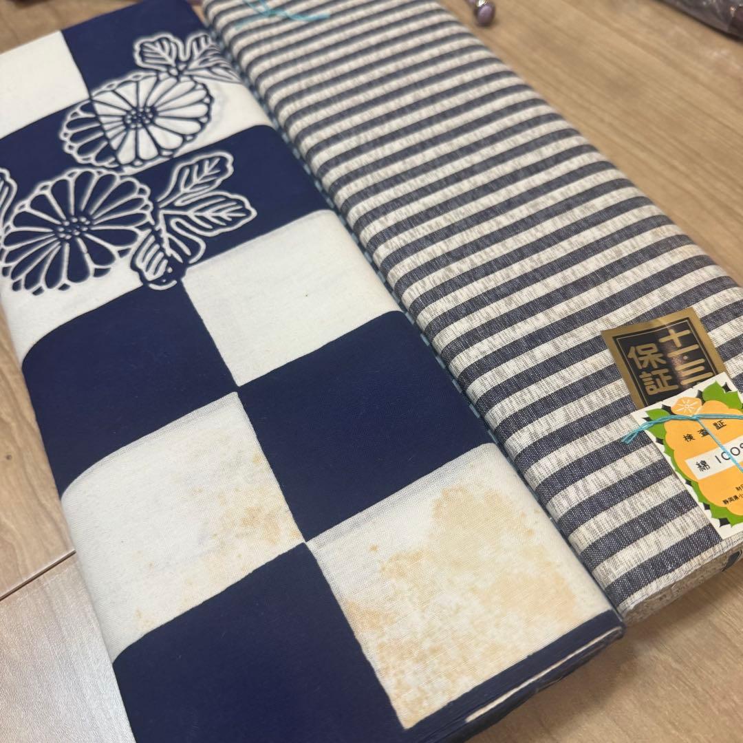 C 格安　リメイク用　素材　 まとめ売り　着物　和服　10点　本染　浴衣　反物