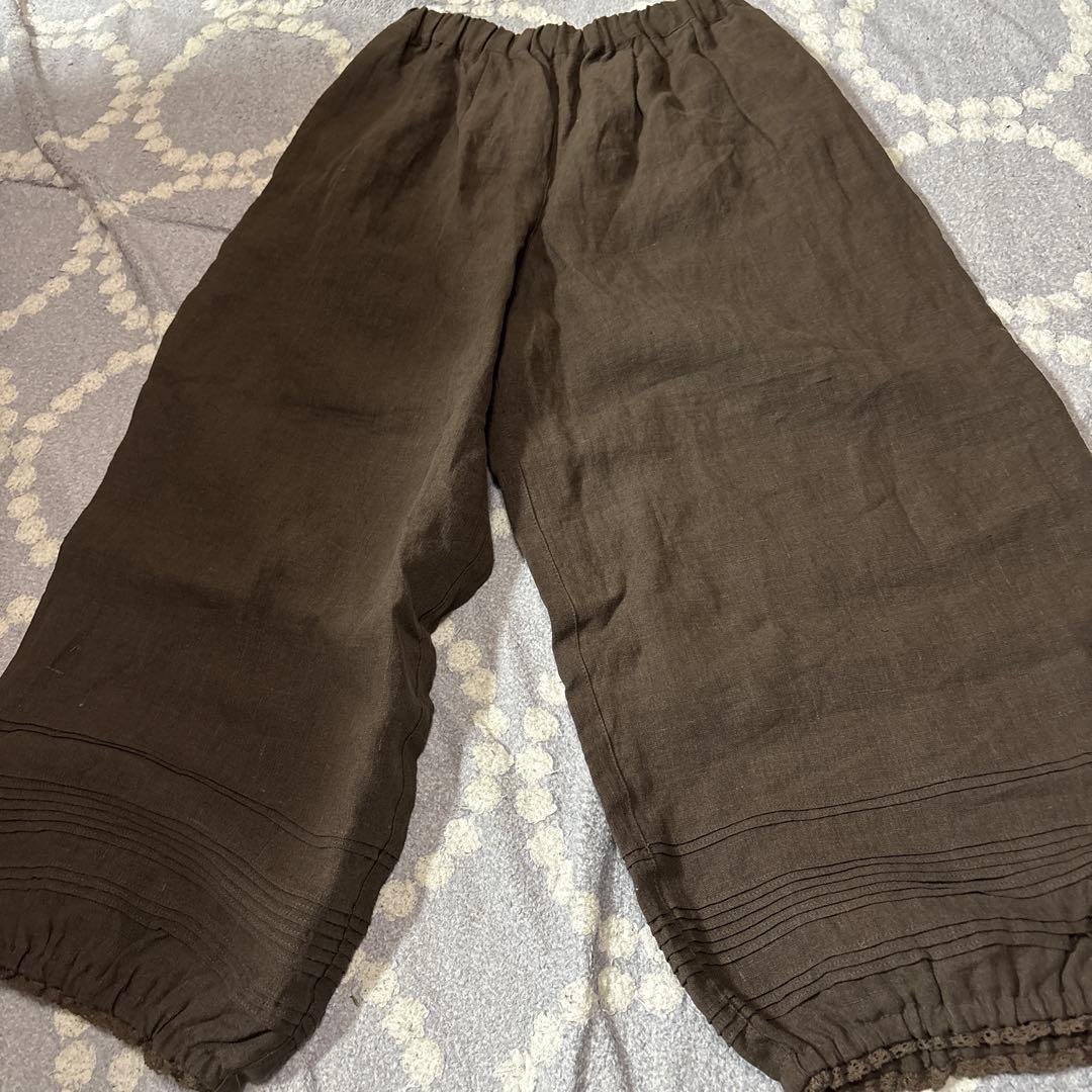 sm2 ◾️立川限定▪️リネンルナポケットフリルパンツ