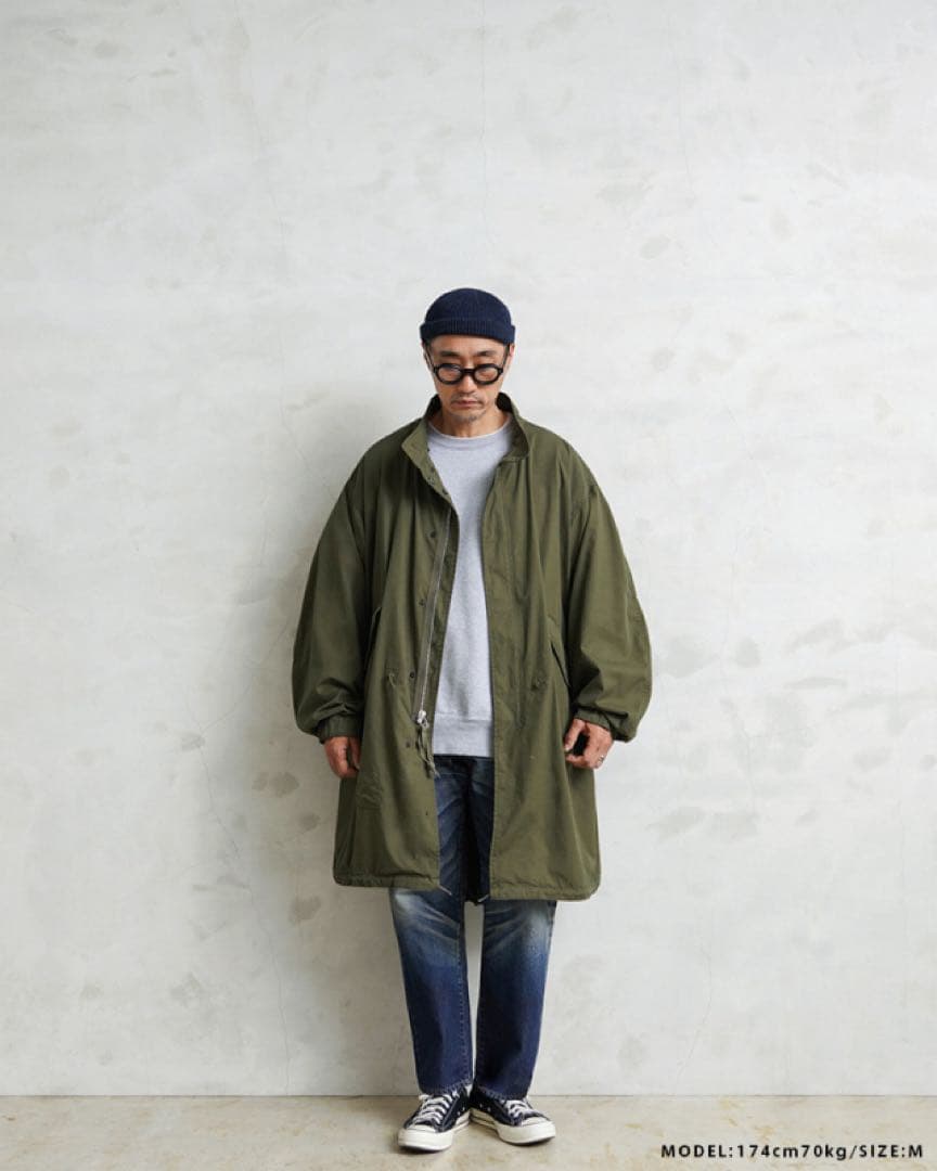 WAIPER.inc 米軍 M-65 フィッシュテールパーカー シェル