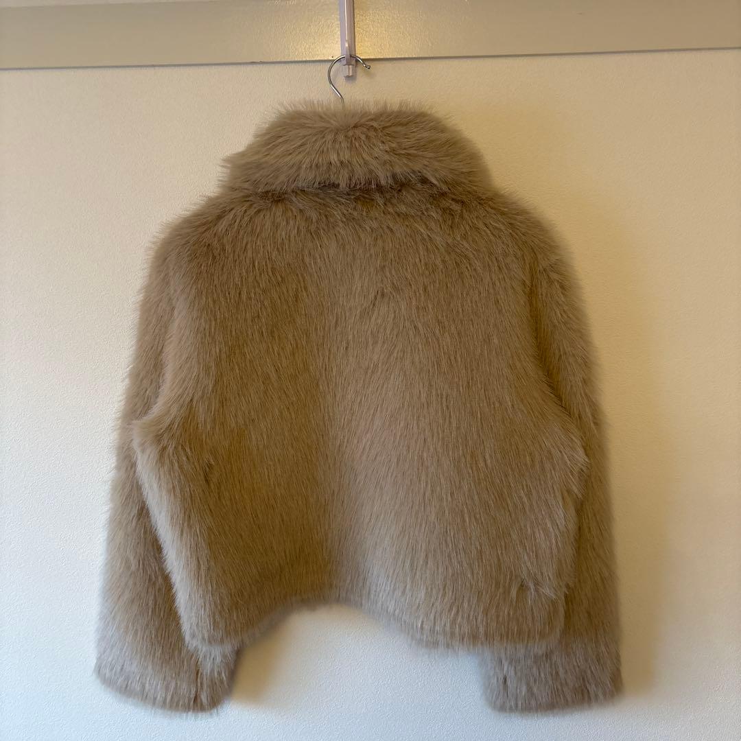 ZARA ザラ ダブルフェイス フェイクファージャケット M