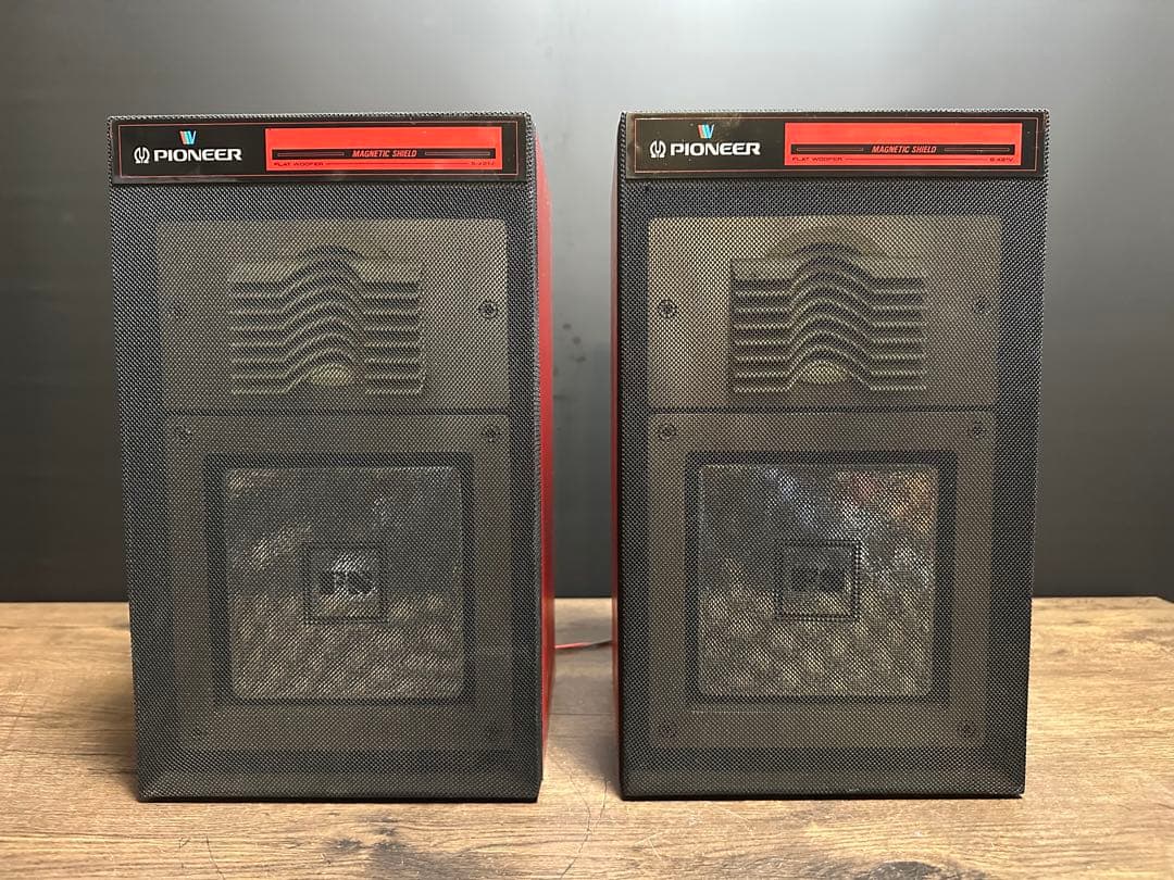 Pioneer パイオニア　S-X21V(RD) スピーカー　ペア シリアル同番