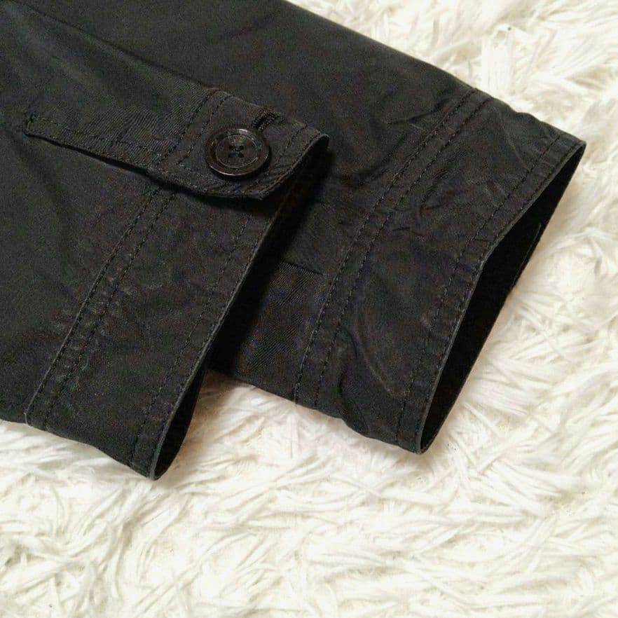 【美品】バーバリーブラックレーベル☆2way ファー　ミリタリー　モッズ　コート