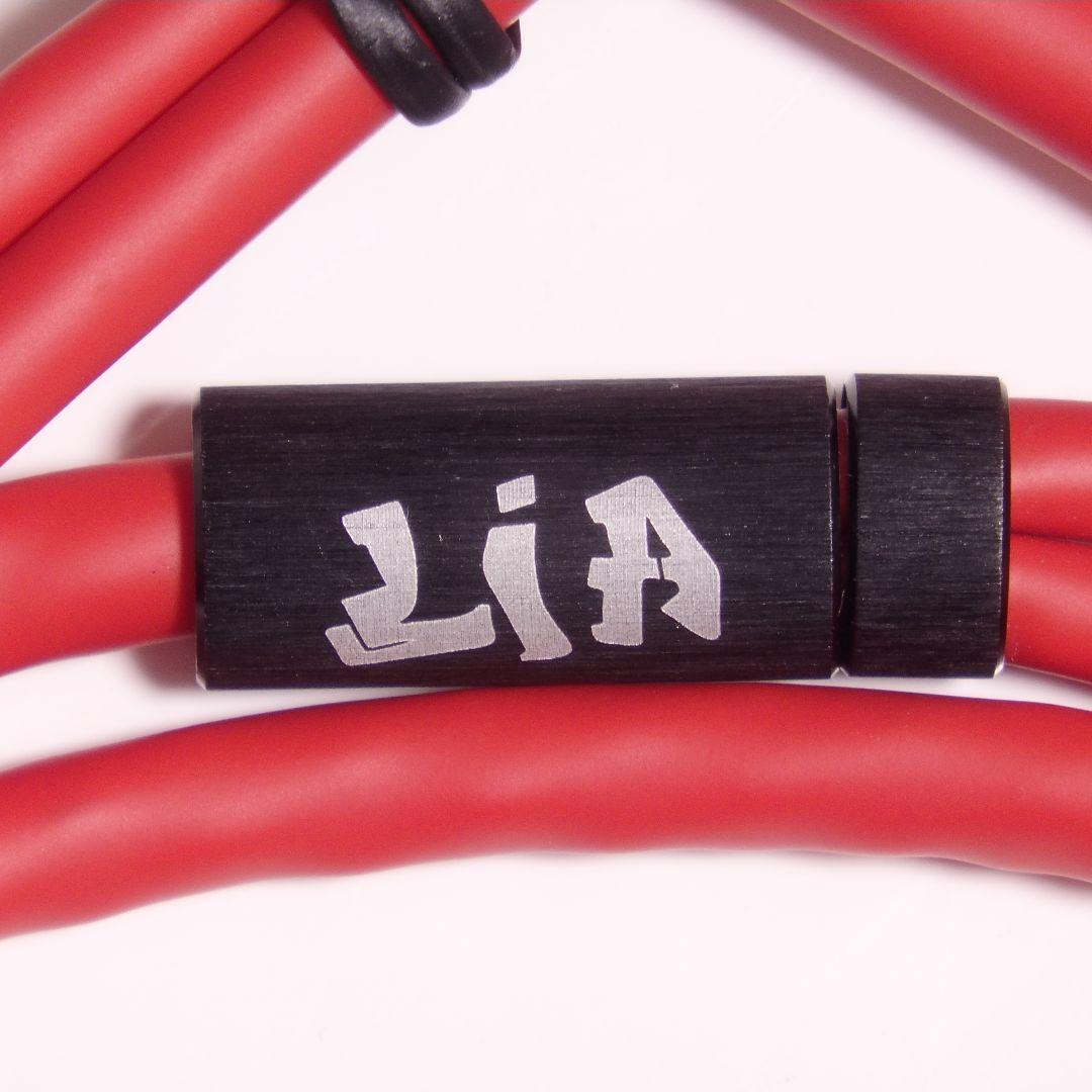 干物爺氏 初代クリスマスヘッドホンケーブル himo ヒモ L.I.A 赤