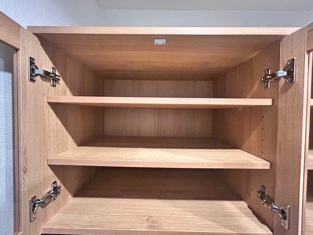 【ニトリ・送料込】ヴィンテージテイストのごみ箱上ラック ワイド(NA)