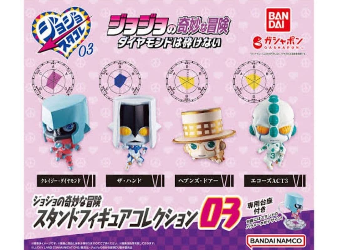 ジョジョコレ ジョジョ スタンドフィギュアコレクション 03 全4種 フルコンプ